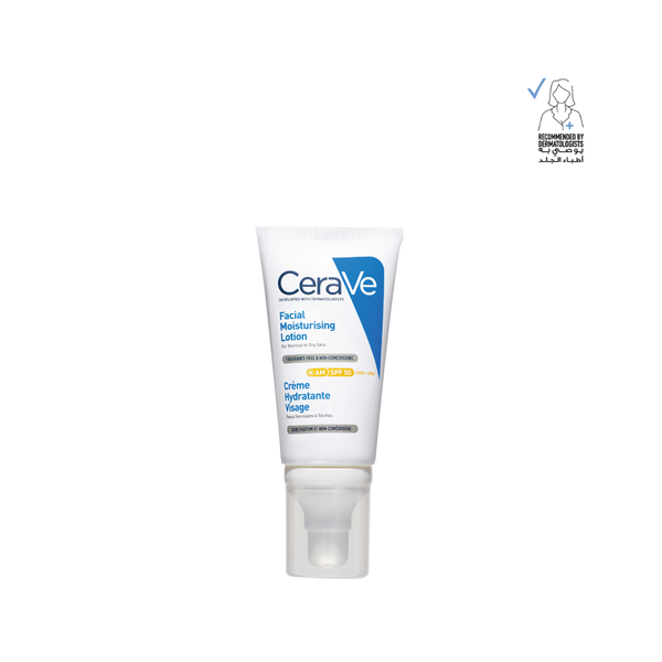 CeraVe AM Facial Moisturizing Lotion SPF50 for Normal to Dry Skin