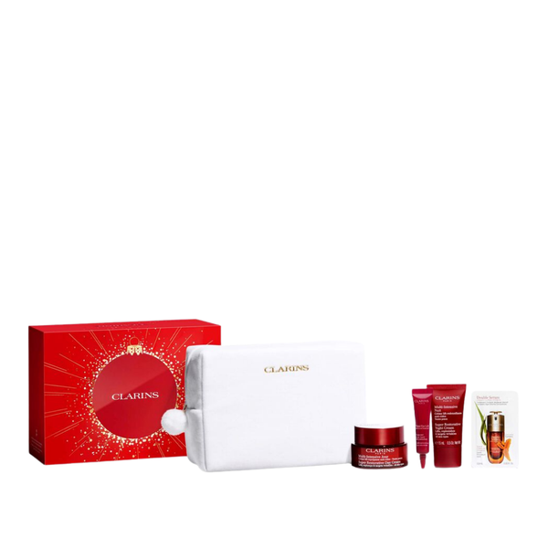 Clarins Super Restorative Skin Replenish, Radiance And Lift Boost Holiday Set