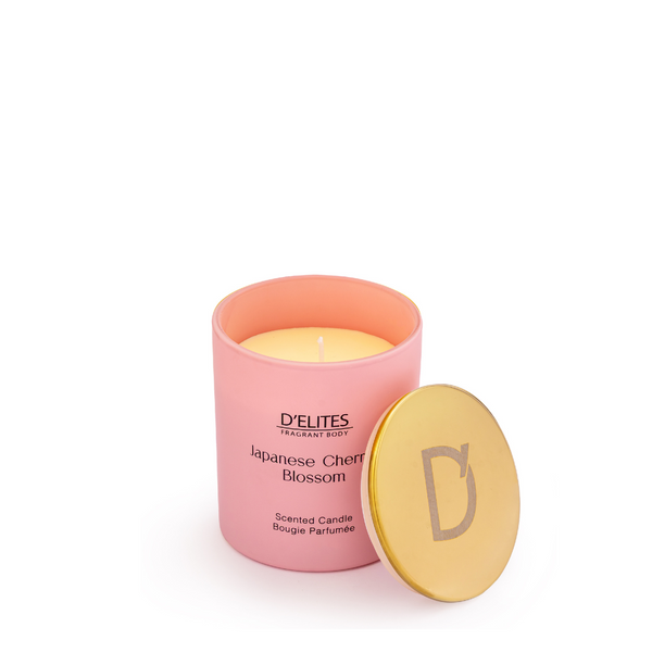 D'Elites Japanese Cherry Blossom Scented Candle 210g