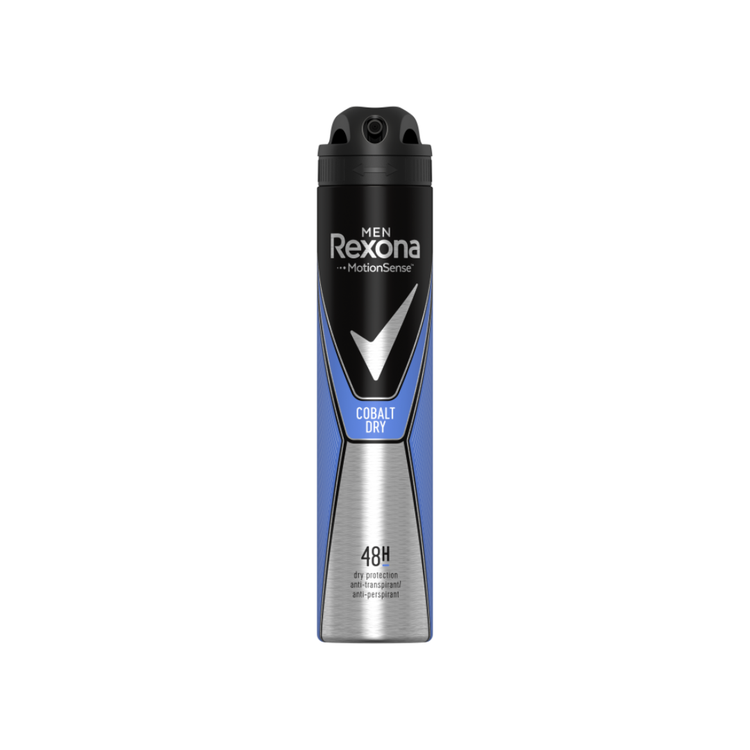 Rexona For Men Cobalt Dry Deodorant 200ml| Personal Care – Feel22