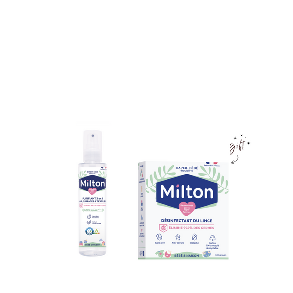 Milton Spray Purifiant & Free Laundry Tablets Bundle