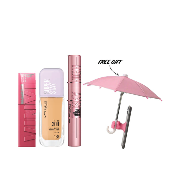 Maybelline Super Stay Makeup Bundle + Free Phone Gift At 20% Off