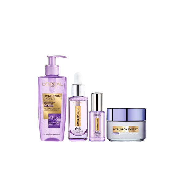 L'Oreal Paris Hyaluron Moisturiser and Plumping Bundle At 25% Off