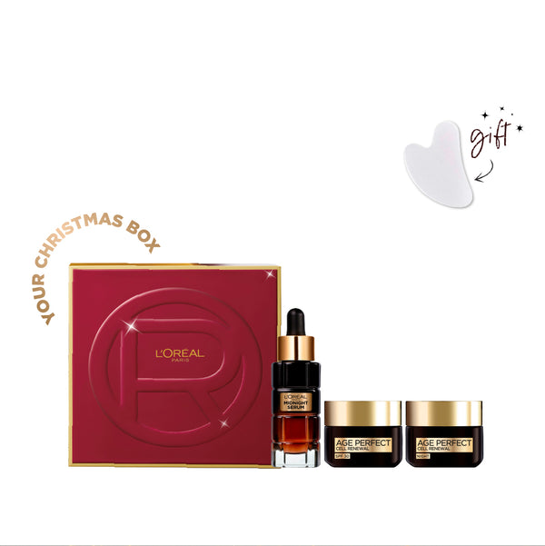 L'Oréal Paris Cell Renew Day And Night Bundle + FREE Gua Sha At 15% Off