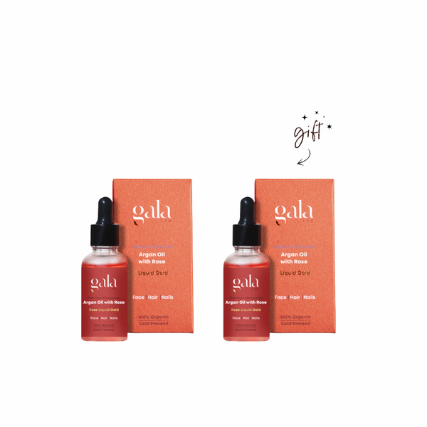 Gala Lab Premium Moroccan Argan Oil With Rose Buy 1 Get 1 Bundle