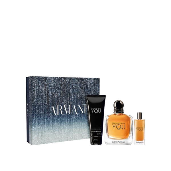 Giorgio Armani Emporio Stronger With You Eau De Toilette 3 Pcs Set
