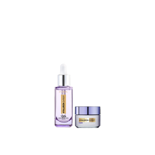 L'Oreal Paris Hyaluron Expert Day Cream And Serum Bundle At 20% Off