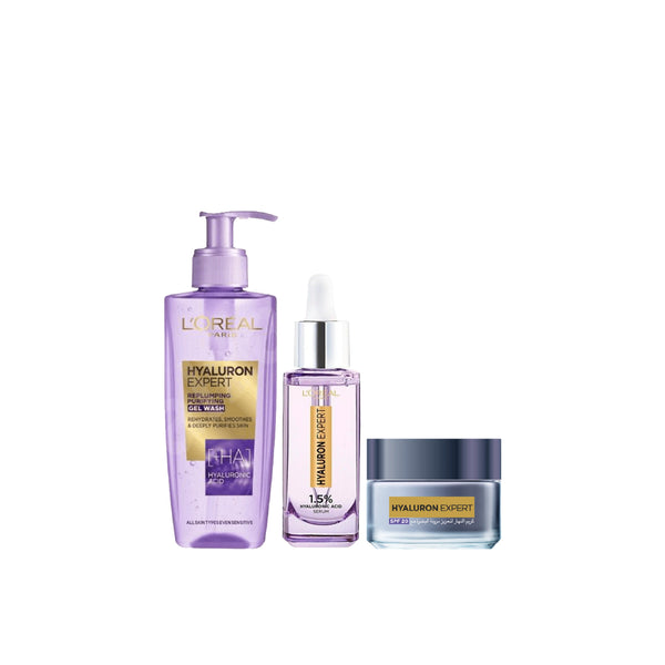 L'Oréal Paris Hyaluron Expert Moisturiser Routine Bundle At 20% Off