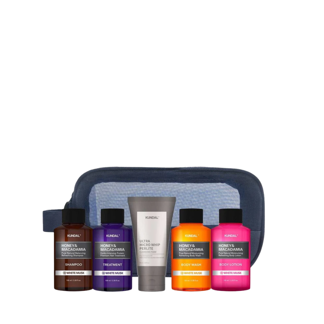 Kundal White Musk Travel Kit | Body Care – Feel22