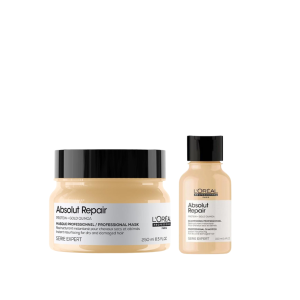 L'Oreal Professionnel Absolut Repair Mask And Travel Size Shampoo Set