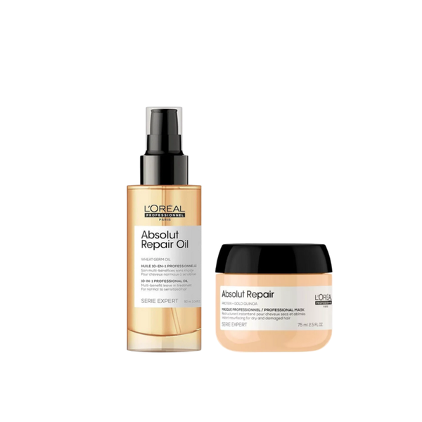 L'Oreal Professionnel Absolut Repair Oil And Travel Size Mask Set