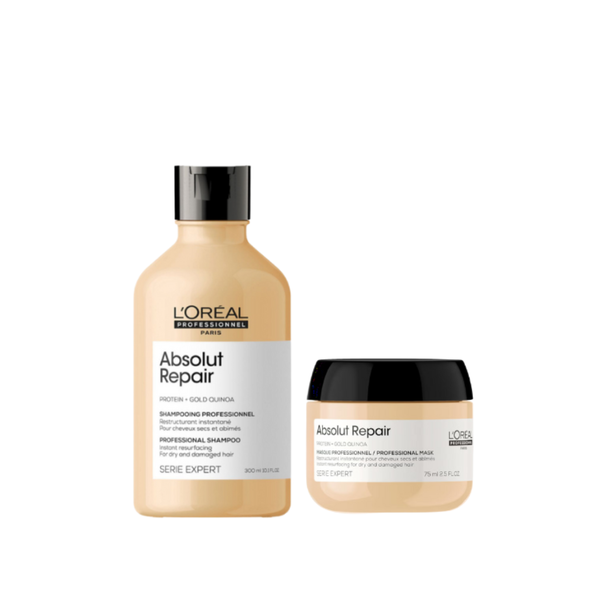L'Oreal Professionnel Absolut Repair Shampoo And Travel Size Mask Set