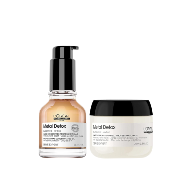 L'Oreal Professionnel Metal Detox Oil And Travel Size Mask Set