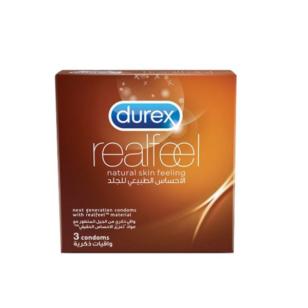Durex RealFeel Condoms - Pack of 3 or 10