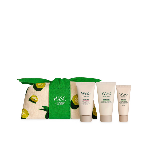 Shiseido Waso Skin Perfecting Gel To Oil Kit