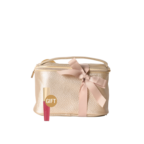 Samoa Gold Beauty Bag + Catwalk Lipgloss Set
