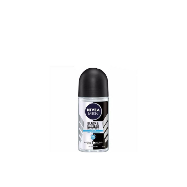 Nivea Black & White Invisible Fresh Deodorant Roll-On For Men 50ml