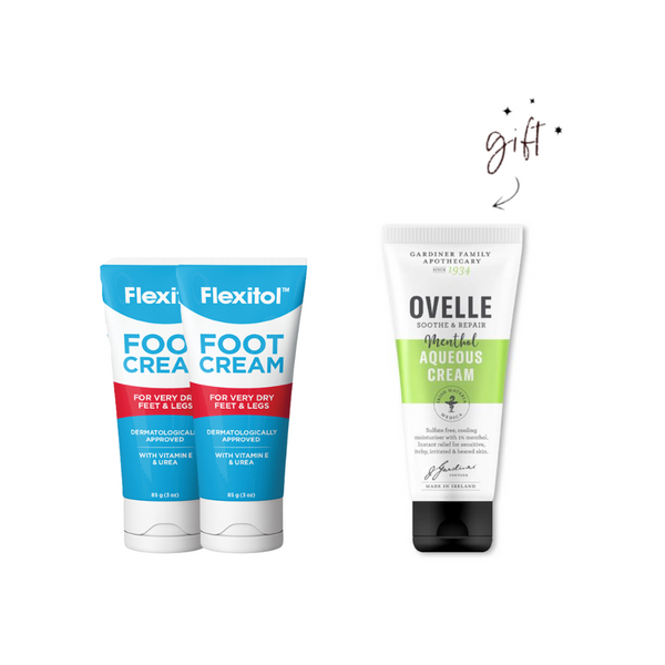 Flexitol Intensely Nourishing Duo Bundle + Ovelle Cream Gift