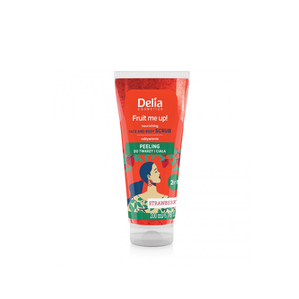 Delia Strawberry Face and Body Scrub 200ml