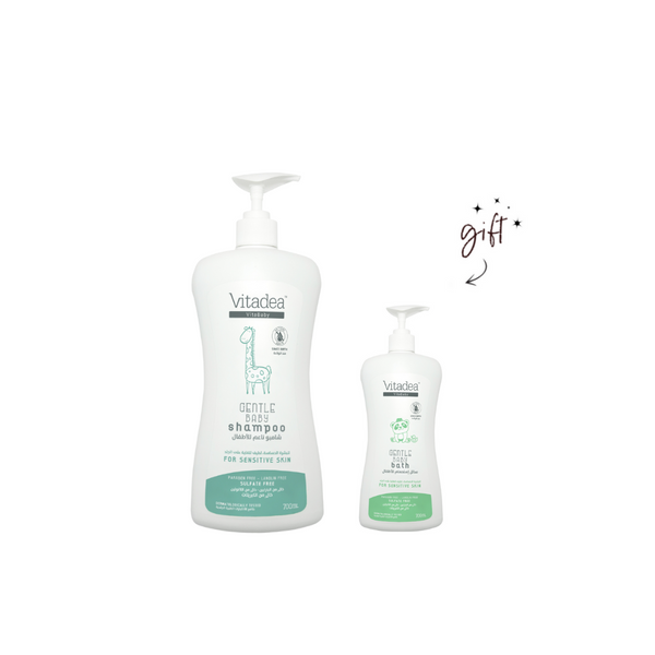 Vitadea Baby Hair Shampoo Bundle + Shower Gel Gift