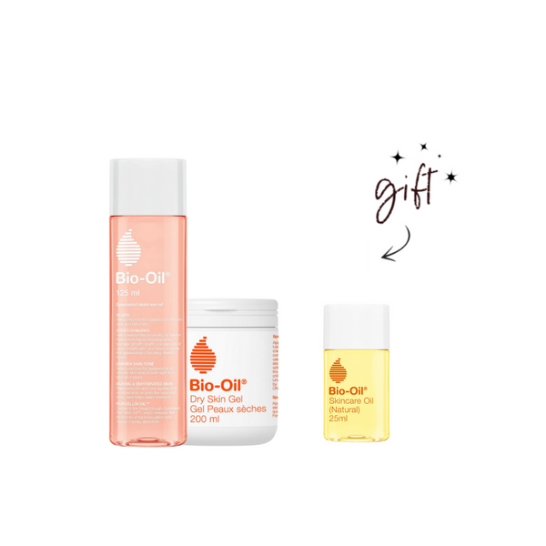 Bio Oil Dry Skin Gel Bundle + Skin Care Oil Gift