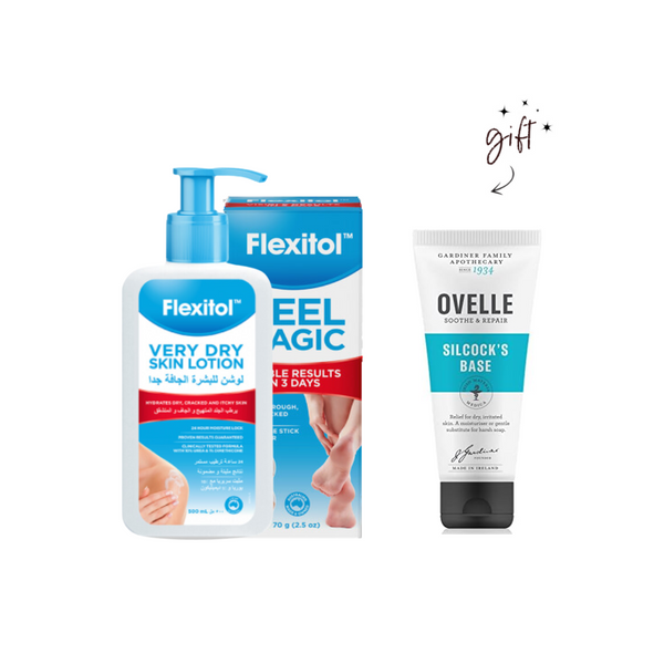 Flexitol Very Dry Skin Lotion Bundle + Ovelle Cream Gift