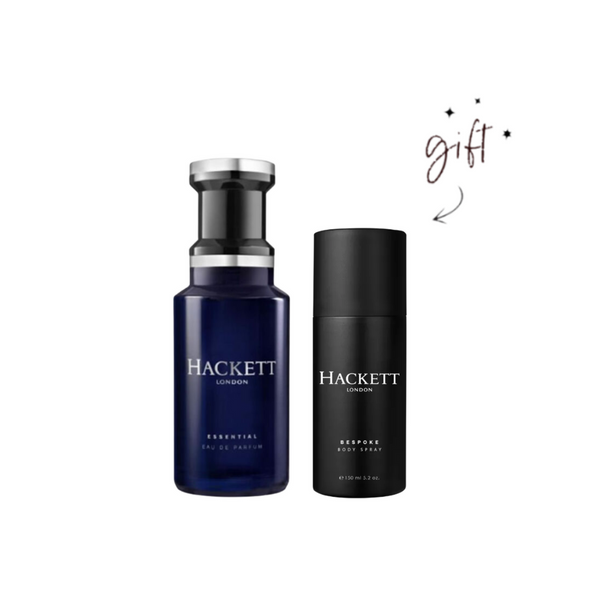 Hackett Eau De Parfum Bundle + Body Spray Gift