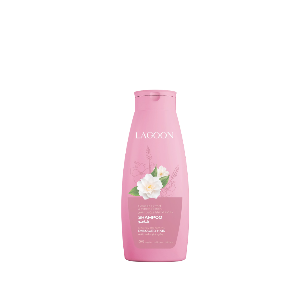 Lagoon Camellia Extract And Wheat Protein For Damaged Hair Shampoo ...