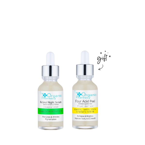 The Organic Pharmacy Serum Bundle +Acid Peel Gift