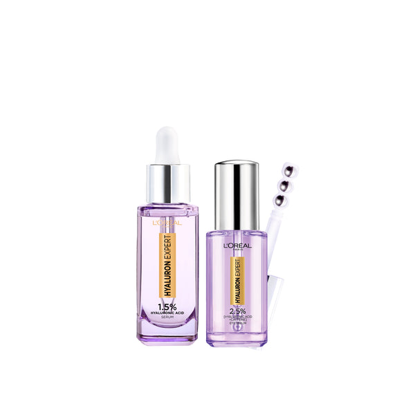 L'Oréal Paris Hyaluron Expert Moisturiser And Anti-Aging Bundle At 15% Off