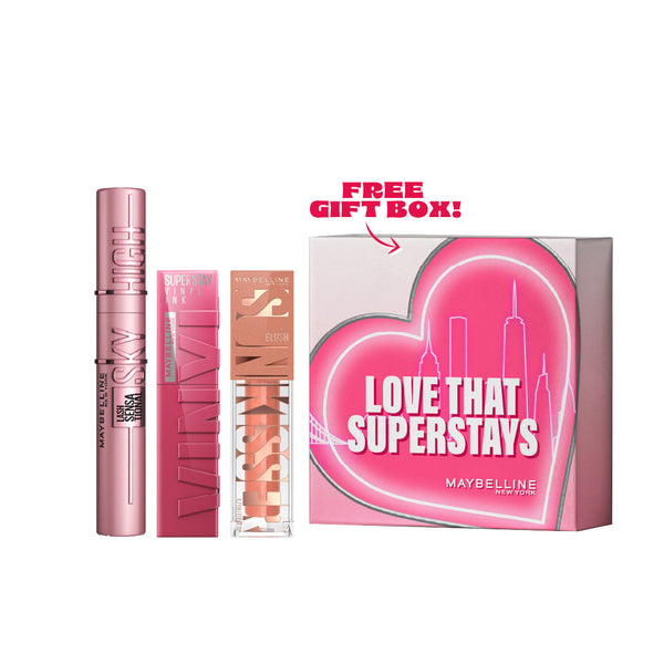 Maybelline Sunkisser x Vinyl Ink X Sky High Bundle At 20% Off