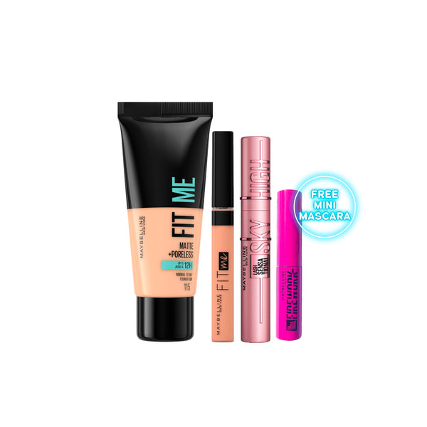 Maybelline New York Flawless Look Bundle + Free Mini Mascara At 35% Off