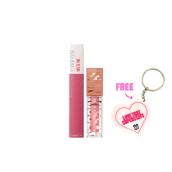 Maybelline Matte Ink x Sunkisser Bundle + Free Keychain At 15% Off