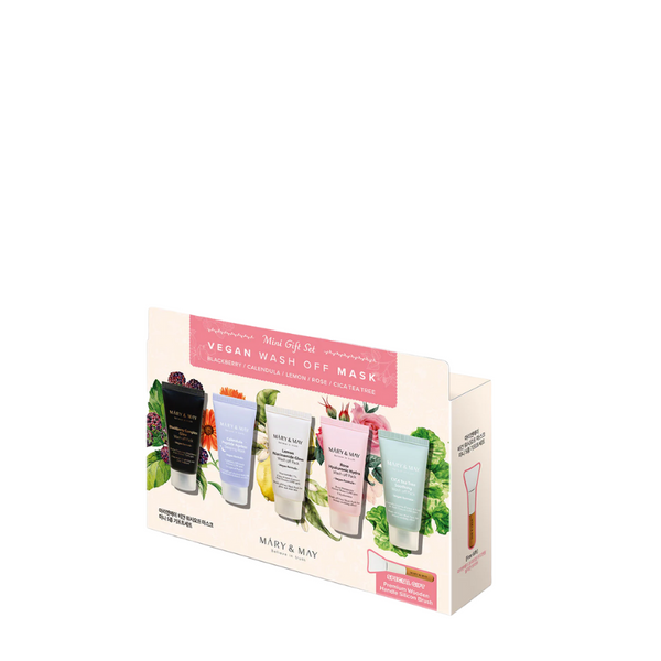 Mary And May Vegan Wash Off Mask Mini Gift Set (30g x5)