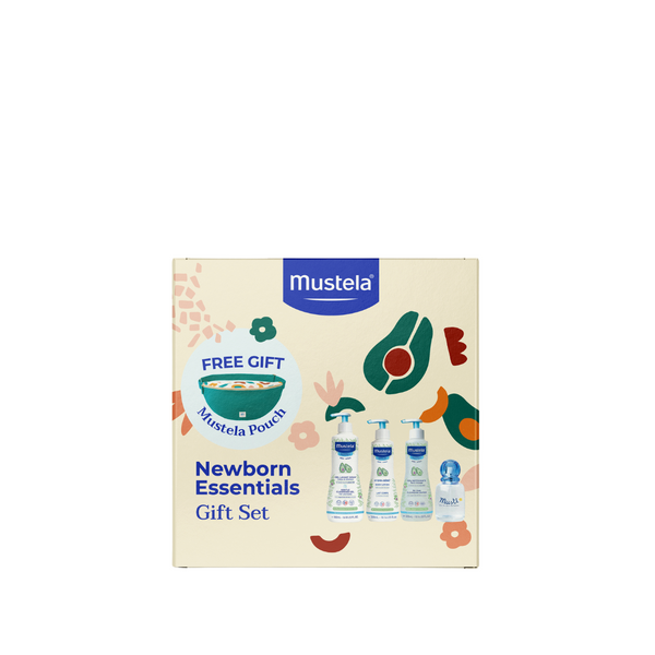 Mustela Newborn Essential Gift Set With Terracota Belt Bag