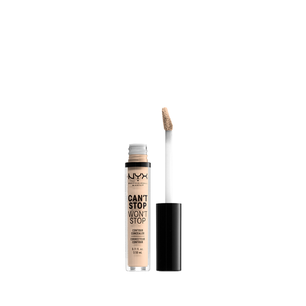 NYX Professional Makeup Can't Stop Won't Stop Contour Concealer, 24H Full Coverage Matte Finish