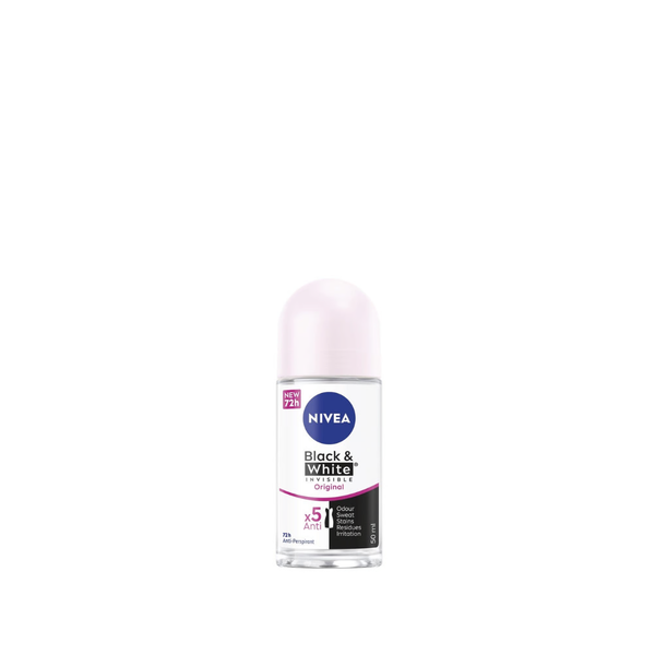 Nivea Black and White Invisible Clear Roll On 50ml