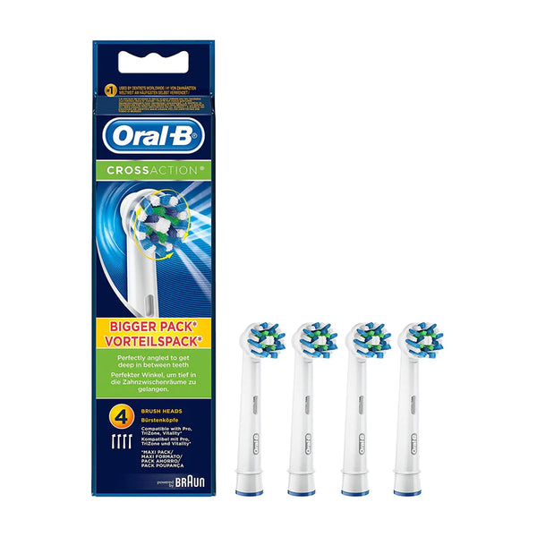 Oral B Cross Action 4 Replacement Brush Heads
