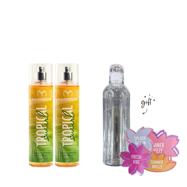 Magnolia Body Splash Duo Bundle + Free Water Bottle