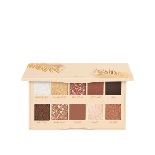 Pupa Milano Shine Bright Eye Palette 10 Multi Finish Eyeshadow Palette