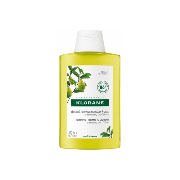 Klorane Shampoo With Citrus Pulp For Normal To Oily Hair 200ml