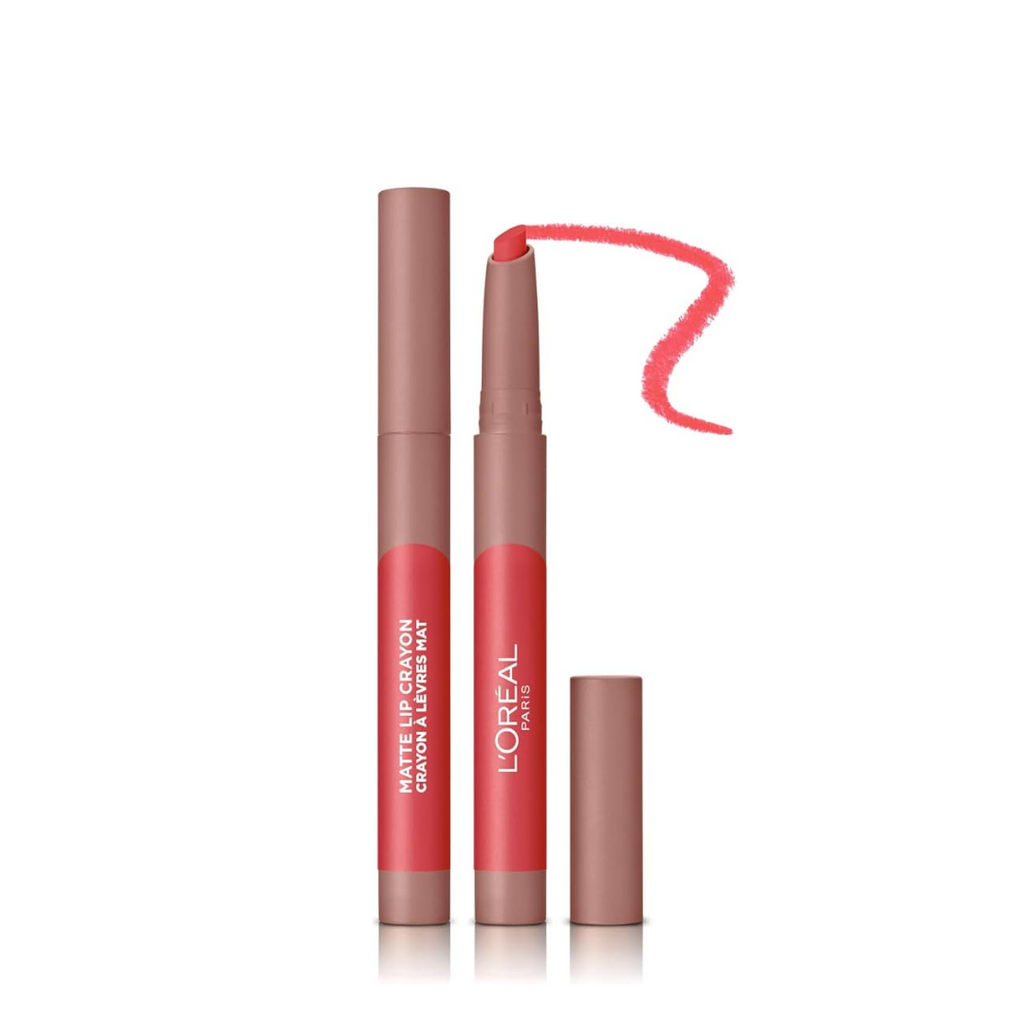 Crayon à Lèvres L'Oréal Infaillible 107 Dark River - Teinte Prune/violet - Longue Tenue Mat - Neuf