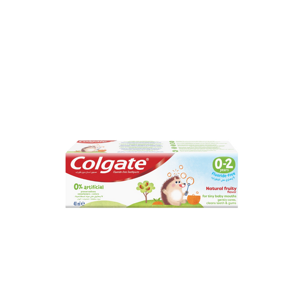 Colgate 0% Artificial Kids Toothpaste 0-2 years - Fluoride Free