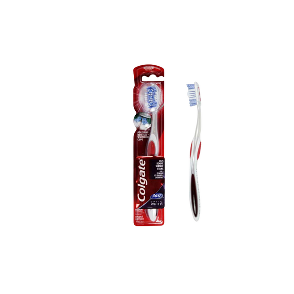 Colgate 360 Optic White Medium Whitening Toothbrush