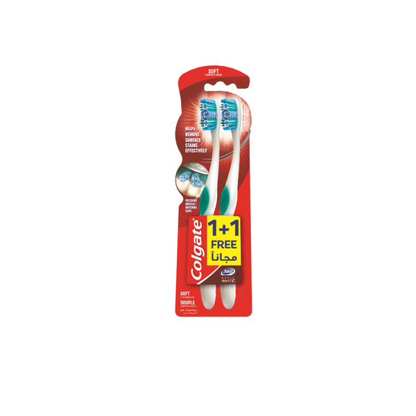 Colgate Optic White Toothbrush Soft Twin Pack