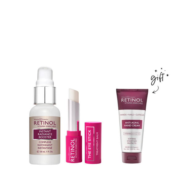 Retinol Skincare Eyes Essentials Bundle + Free Hand Cream