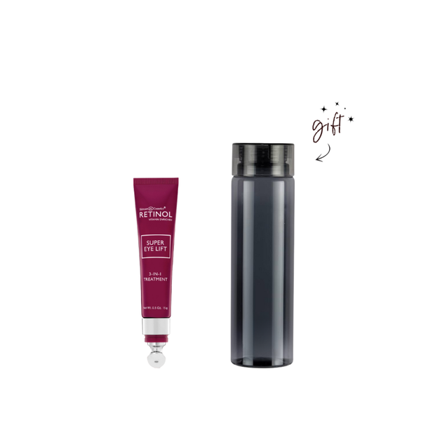 Retinol Skincare Super Eye Lift + Free Water Bottle Bundle