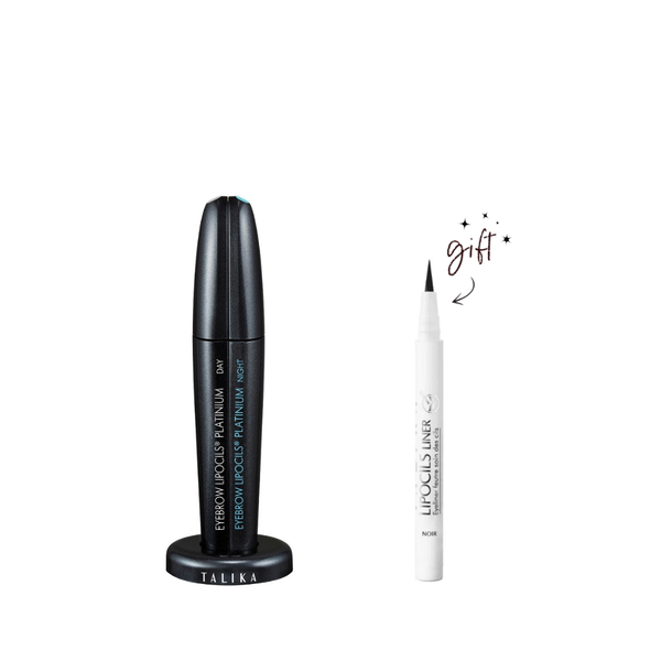 Talika  Liposourcils Platinium Double-Serum + Free Eyeliner Bundle
