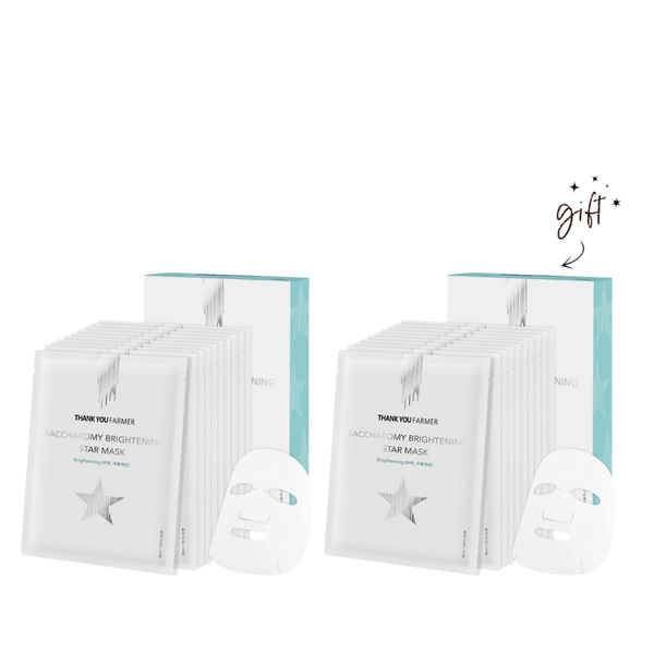 Thank You Farmer Saccharomy Brightening Star Mask Buy 1 Get 1 Bundle