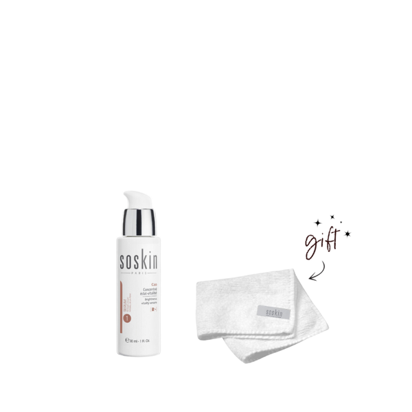 Soskin Glow Vitality Concentrate Serum + Free Towel Bundle